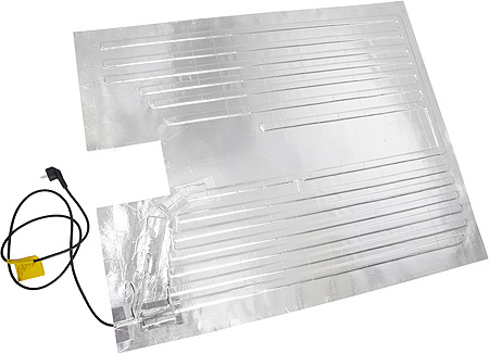 verwarmings mat IBC container, tank verwarming, aluminium, verwarmer, verwarming, ibc bodemverwarming