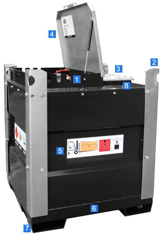 mobile fuel storage tank, ibc fuel tanks, portable fuel containers, offshore fuel tanks