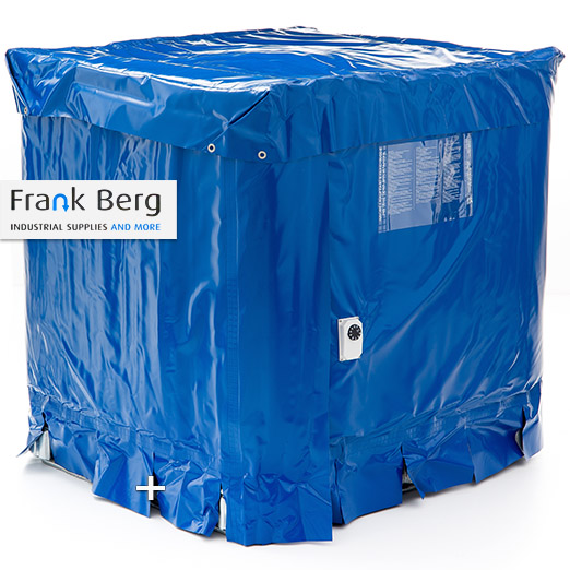 Frostschutz für IBC behälter, IBC Heizung für den Außenbereich, winter, IBC heizmäntel, IBC heizer, Außenanwendung, ibc behälter frostschutz, hygienische IBC container heizer, heizhaube, heizmantel wasserdicht