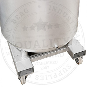 stainless steel tank with fork lift module, fork truck sleeves