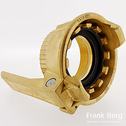 Tank truck coupling type MK, Brass TW Coupling with female thread