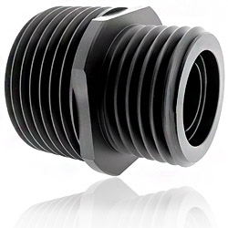 Akzo reducer coupling, M110 male thread x M88 male thread