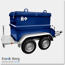 mobiele dieseltank, mobiele brandstoftanks, kiwa tank, dieselopslag, brandstof tank, stalen IBC, dieselopslag container