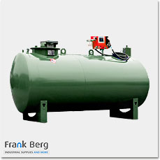 Double walled horizontal Cylindrical diesel storage tanks