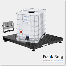 balances ibc, fourre-tout, plate-forme de pesage, conteneurs ibc, réservoirs 1000L, balance à réservoir, balances calilbrées, balances industrielles