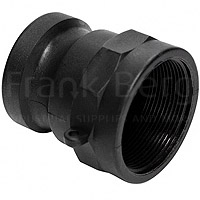 pp, camlock coupling, cam groove, male adaptor, type A, inner thread