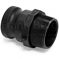camlock coupling, cam groove, male adaptor, type F, outer thread