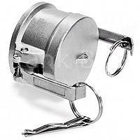 1.4401 Edelstahl Camlock kupplungen, Mutterteil Verschlusskappe, endstopfen, endkappe, type DC