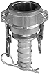 rvs camlock snelkoppeling tule