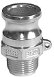 stainless steel male camlock adaptor