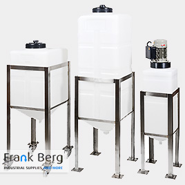 dosing tanks, agitators, plastic mixing tanks, PE tanks