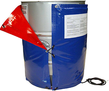 waterdichte vatverwarmer ip54, drum verwarmen, buiten, vorst, vaten opwarmen