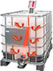 dompelverwarmer, ibc containers, tank, dompelement, dompel element, verwarmer, verwarmingselement, insteek verwarmer, food grade, honing verwarmen, suikers verwarmen, vetten verwarmen, viscositeit verlagen, glucose