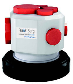 ibc connection, filling, emptying, filter, ibc container, couplings, multiflex block, multi flex block