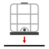 ibc kantelaar, ibc kieper, ibc helemaal leegmaken, ibc legen, mechanische ibc kantelaar, ibc kantelen