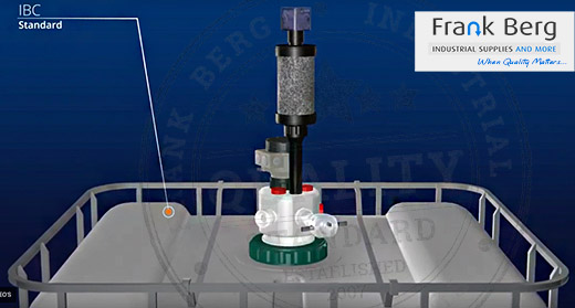 ibc connect multiblock, ibc lid with various connections, ibc-connect, multi flex block, multiblock, multiflexblock,  ibc tank connector, ibc tote, 1000l