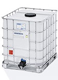 ibc container voor producten met hoge viscositeit, conische ibc container, ibc tank