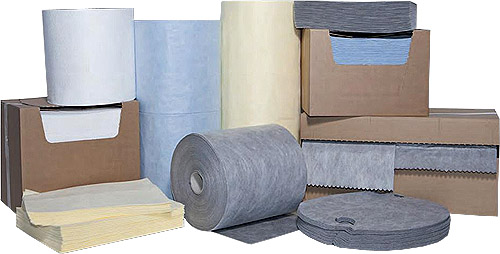 Absorptiematerialen, Absorptieslangen, absorptiedoeken, absorptiesokken, absorptiekorrels, absorptiematten