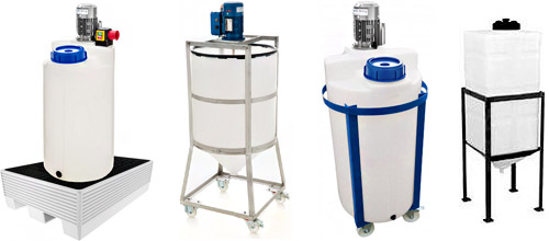 dosing tanks, plastic mixing tank, dosing tank agitator, chemical process tank