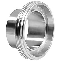 male weld, liner weld, DIN 11851, Dairy coupling, dairy connection, dairy thread