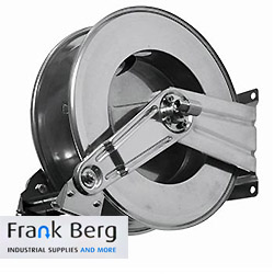 stainless steel hose reel, automatic hose reel stainless steel, AISI 316, hose reel water, hose reel air, retractable hose reel