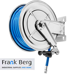 ➰ Industrial hose reels - Sping operated hose reels, Stainless