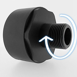 IBC Adapter Außengewinde, ibc behälter zubehör, ibc kupplung, DN50, DN80, ibc container kupplung Außengewinde